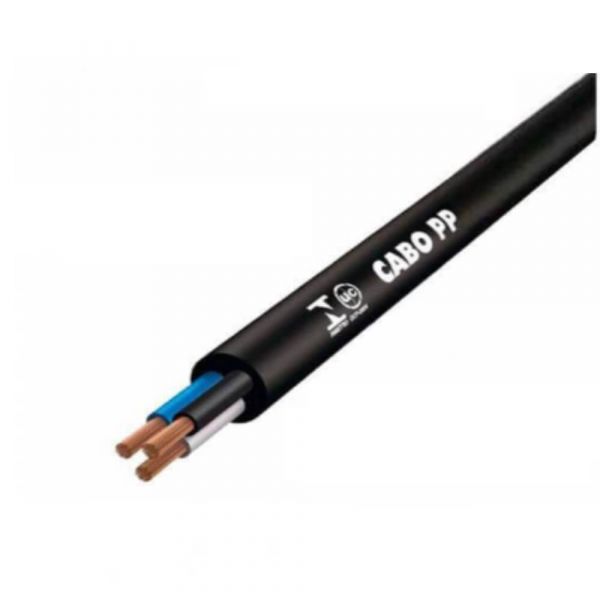 1 Metro De Cabo Flexível Pp 3 X 25Mm Vias 500 V Corfio