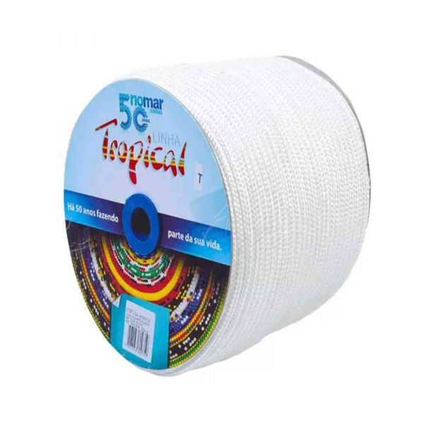 1 Metro De Corda De Seda Trançada Tropical 5mm Riomar