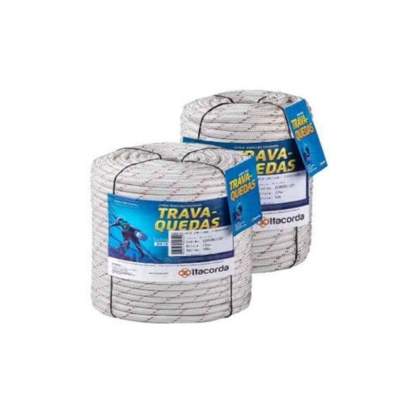 1 Metro De Corda Trançada Poliamida 12mm Linha De Vida Itacorda