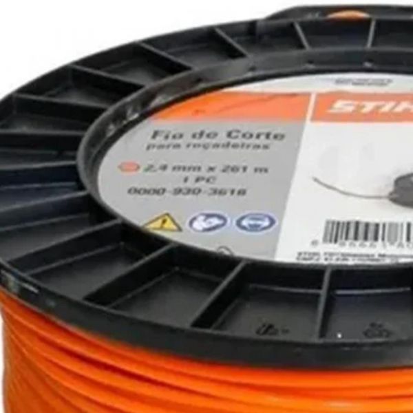 1 Metro de Fio Corte Redondo 2,4mm 00009303618 Stihl