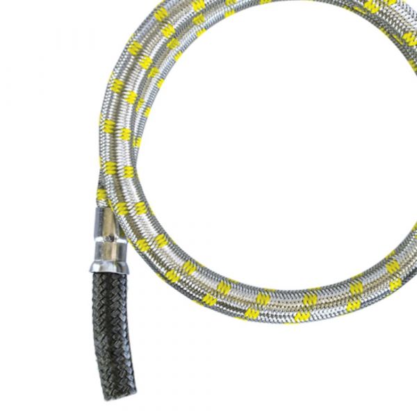 1 Metro de Mangueira Flexível Ponta a Ponta  5/8 Pol x 3/8 Pol. Maqenge