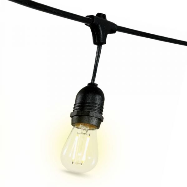 1 Metro de Varal Lâmpada String Light com Bocal E-27 G-Light