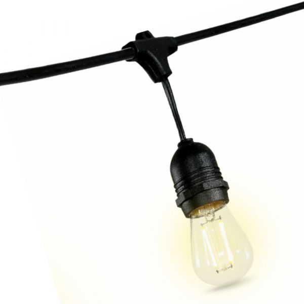 1 Metro de Varal Lâmpada String Light com Bocal E-27 G-Light