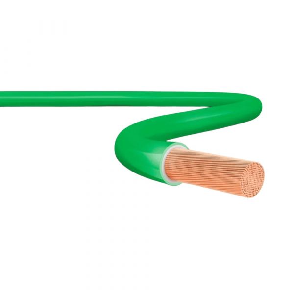 1 Metro Fio Flexível 2,50mm Verde 750V Corfio WBB0107-VD