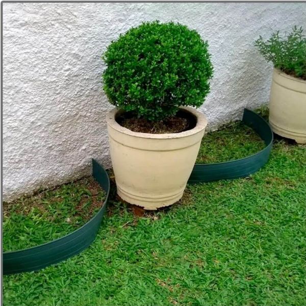 1 Metro Limitador Separador de Grama Verde Verdeal