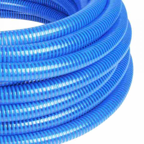 1 Metro Mangote Sucção Espiral Azul 1.1/4