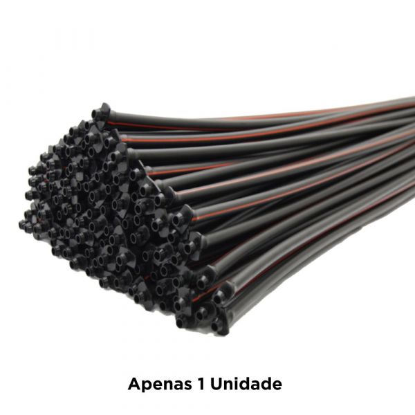 1 Metro Microtubo PVC Flexível com Conector 4X7mm Plasnova