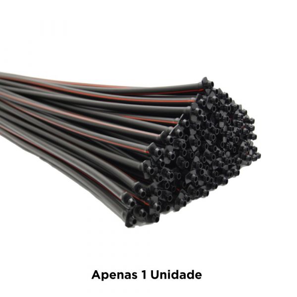 1 Metro Microtubo PVC Flexível com Conector 4X7mm Plasnova