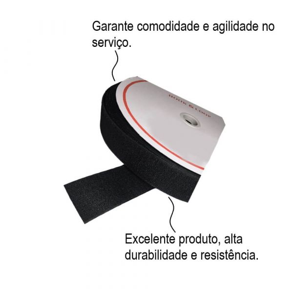 1 Metro Velcro Eco 16mm Macho e Fêmea Neoprene