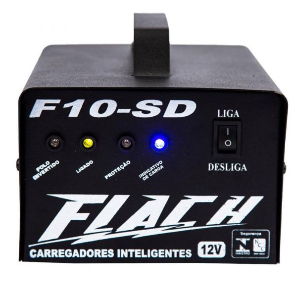 Carregador Inteligente de Bateria F10-SD Flach