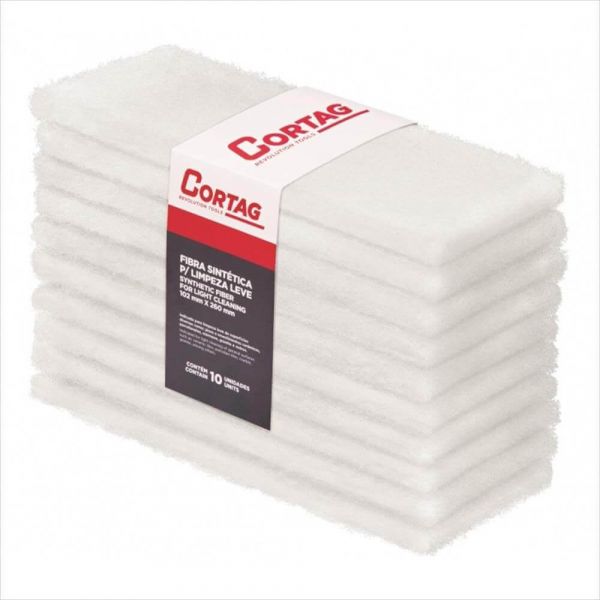 Fibra Sintética Branca 102mmx260mm Cortag