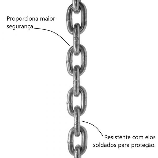 1Kg de Corrente Soldada Zincada 12,5mm São Raphael