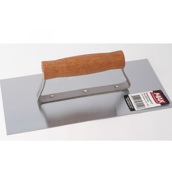 Desempenadeira Lisa Cabo de Madeira 255x120mm- Max