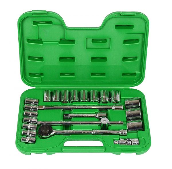 Jogo de Soquete Estriado 1/2com 23 Peças Belzer 204406BR