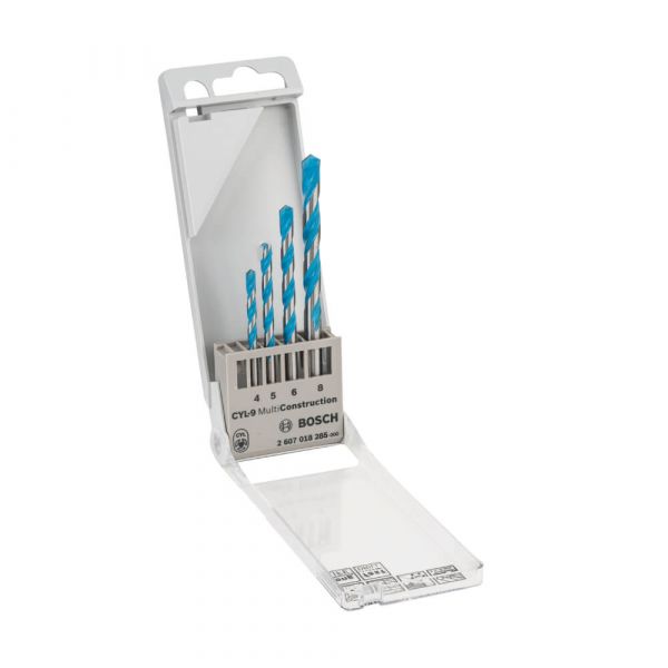 Jogo de Brocas Bosch CYL-9 Multimaterial Ø 4-5-6-8 mm 4 pçs 2607018285 Bosch