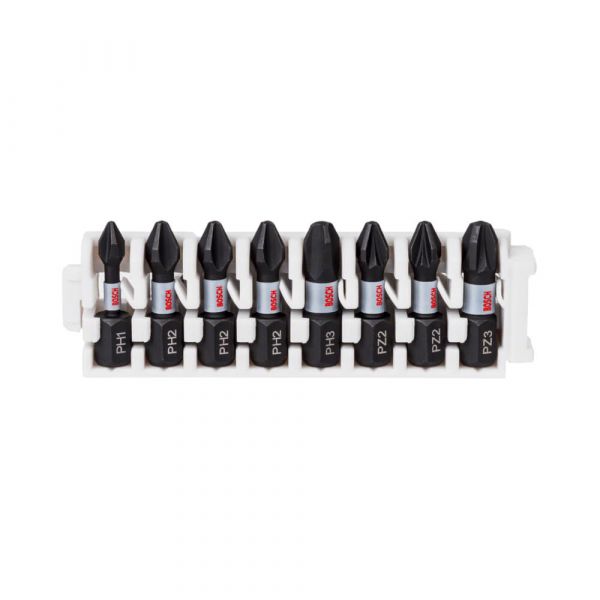 Jogo de Pontas para parafusar Bosch 25mm 8 peças Impact Control