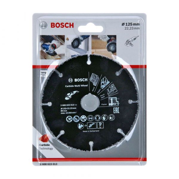 Disco de Corte Bosch Multimaterial para Esmerilhadeira 125mm Bosch