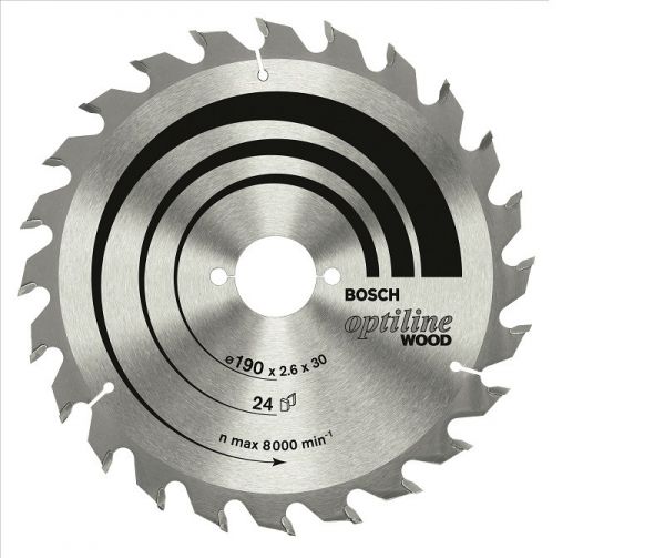 Disco de serra circular Bosch Optiline Wood¸110, furo de 20 mm, espessura de 2,4 mm, 20 dentes Bosch