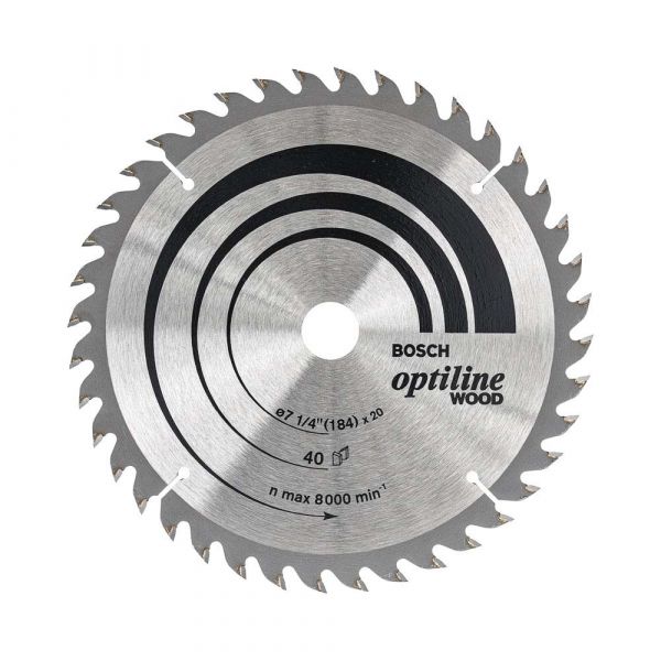 Disco para Serra Circular 7.1/4 com 40 Dentes Bosch 