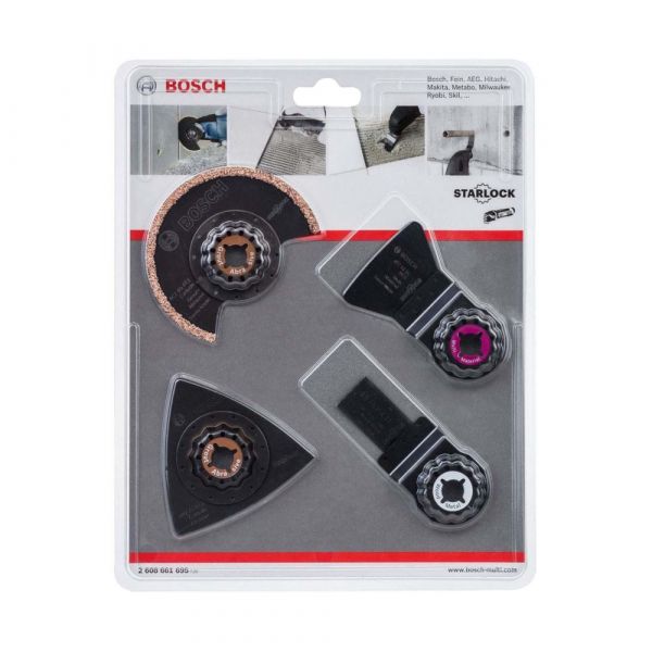 Kit corte e remoção de azulejos p/multicortadora Bosch 4 pçs Bosch