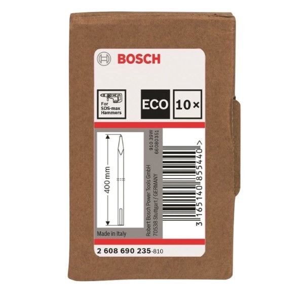 Ponteiro ECO SDS-max para concreto 400 mm Bosch 2608690235