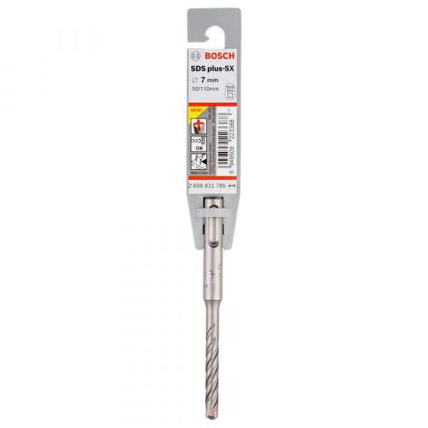 Broca SDS Plus-5X Para Concreto 7x50x110mm Bosch 