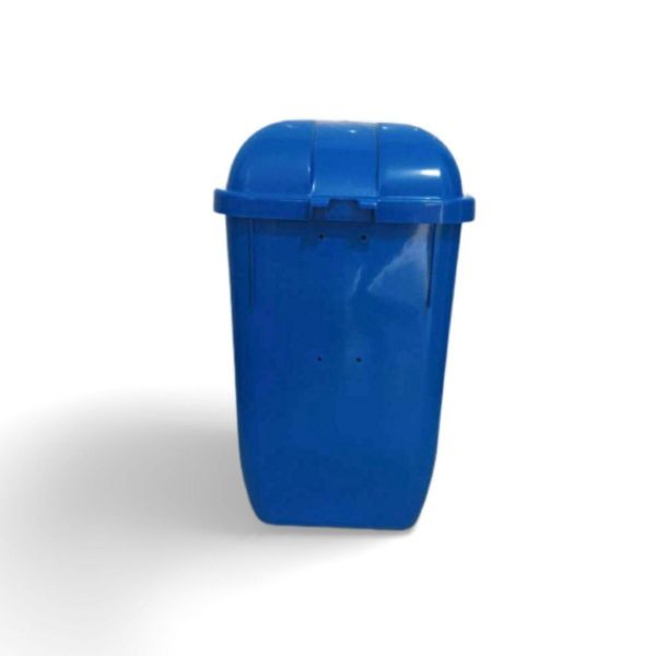 Lixeira Plástica 50 Litros Azul sem Suporte Lar Plásticos