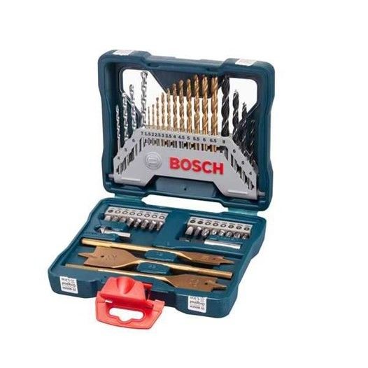 Kit de Pontas e Brocas em Titânio X-Line para parafusar e perfurar com 40 unidades Bosch 2607017512000