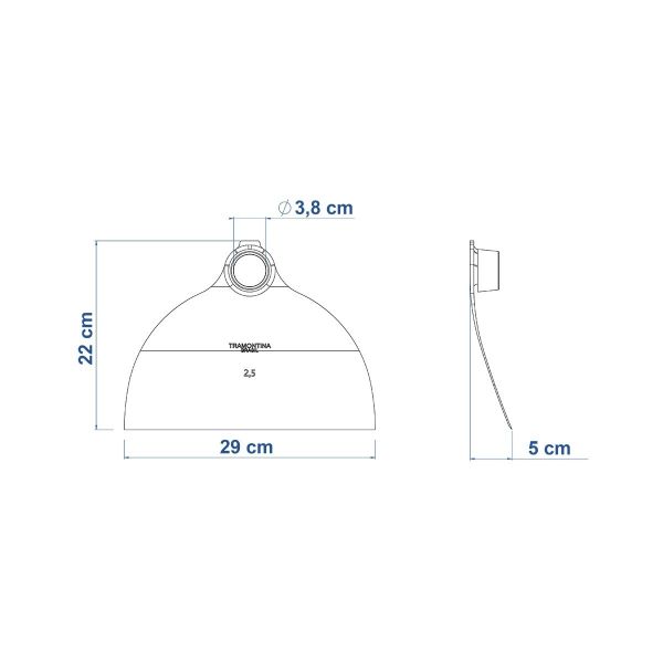 Enxada Larga sem Cabo 2.5- Tramontina