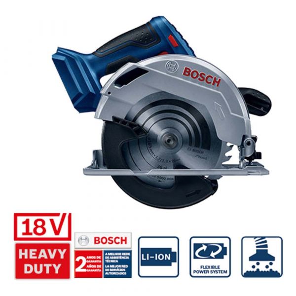 Serra Circular a bateria Bosch GKS 18V-57, 18V Sem Bateria