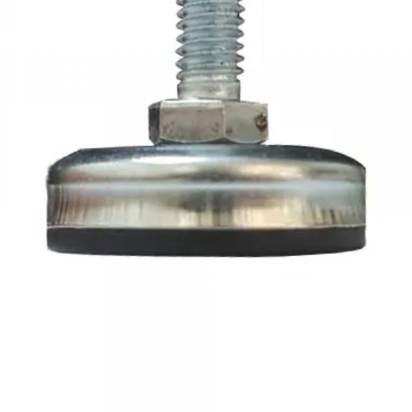 Pé Nivelador 35mm 5/16 Pol. Zin Completa