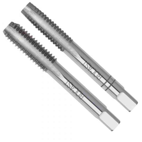 2 Peças Macho Manual em Aço Liga MF Rosca MF 12x1 Amatools