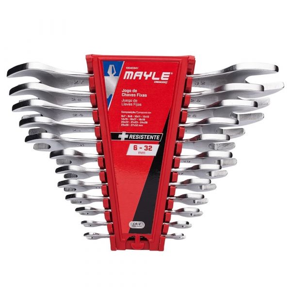 Jogo Chave Fixa 6mm a 32mm 12 Peças Mayle
