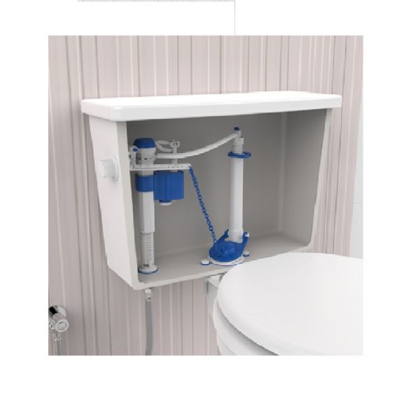 Kit Completo para Caixa Acoplada com Mecanismo de Acionamento Lateral Blukit