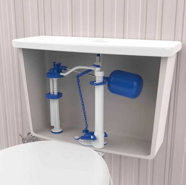 Kit Completo para Caixa Acoplada com Mecanismo de Acionamento Superior Blukit