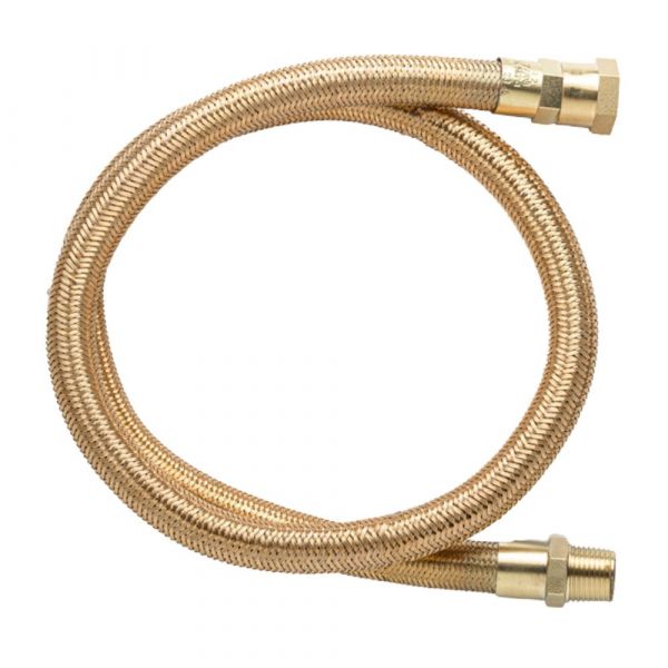 40cm de Mangueira Flexível Tomback GLP/GN 1/2(I) x R.1/2 BSPT(E) x 1/2 BSP(I) Maqenge