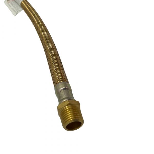 42cm Mangueira Flexível 5/8 x 3/8 Pol. x R. 1/2 NPT(E) X 1/2 BSP(I) Maqenge