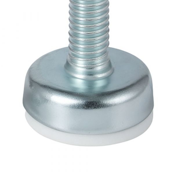 Pé Nivelador 22mm 1/4X1 Pol. BR Zin Completa