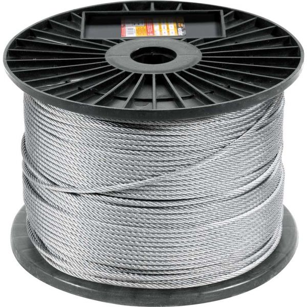 1 Metro Cabo De Aço Af Zincado 01,6mm 1/16