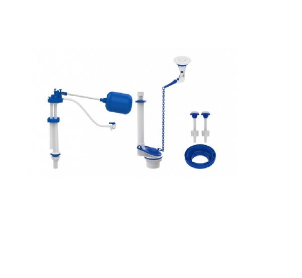 Kit Completo para Caixa Acoplada com Mecanismo de Acionamento Superior Blukit