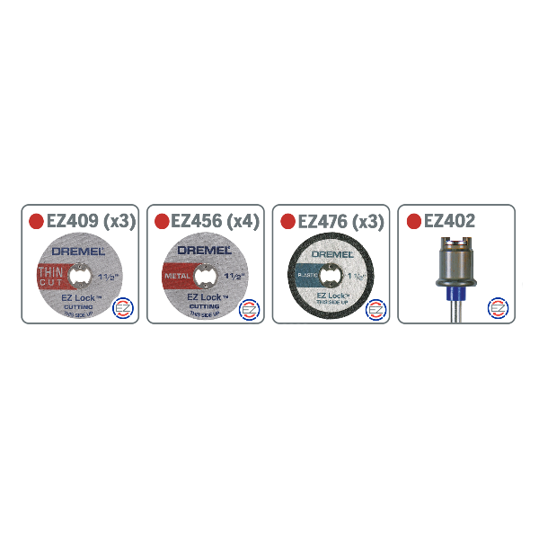 Kit para Cortar com 11 Acessórios- Dremel 2615e728a