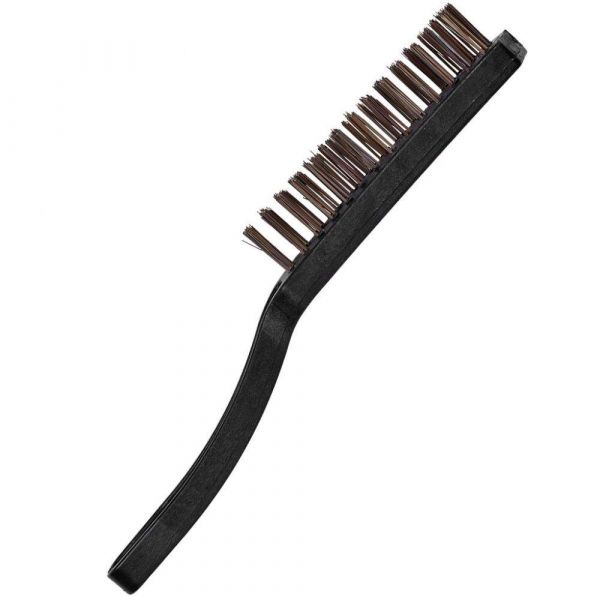 Escova De Aço Manual Com Cabo Plástico Max