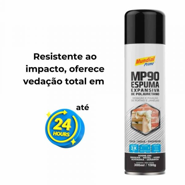 Espuma Expansiva Poliuretano MP90 500ml Mundial