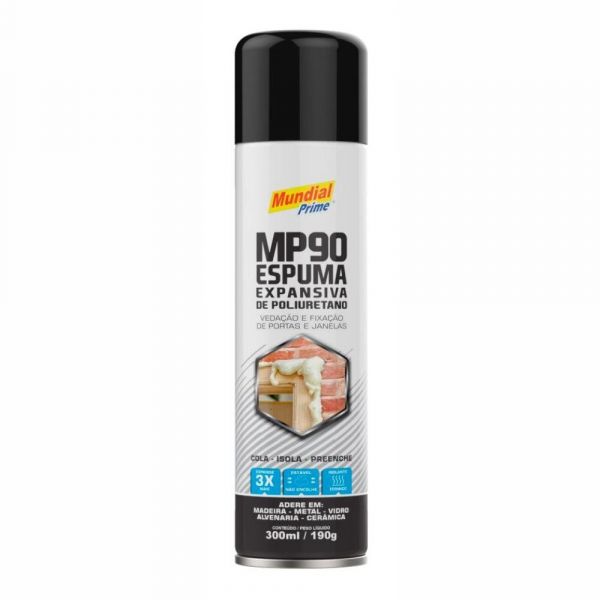 Espuma Expansiva Poliuretano MP90 500ml Mundial