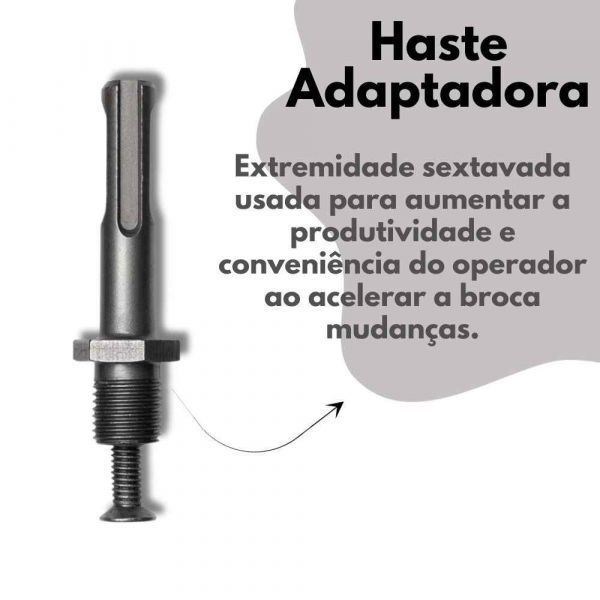 Haste Adaptadora Para Martelet Sds Rocast