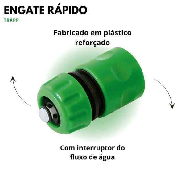 Engate Rápido Stop 1/2'' Dy8011 Blister Trapp