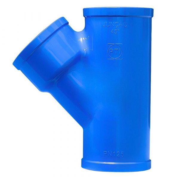 Junção 45º Soldável Irrigação PN125 DN75 PTI Conexões