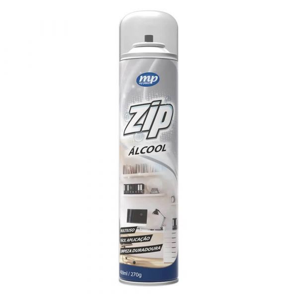 Álcool Spray Zip 400 Ml Mundial Prime