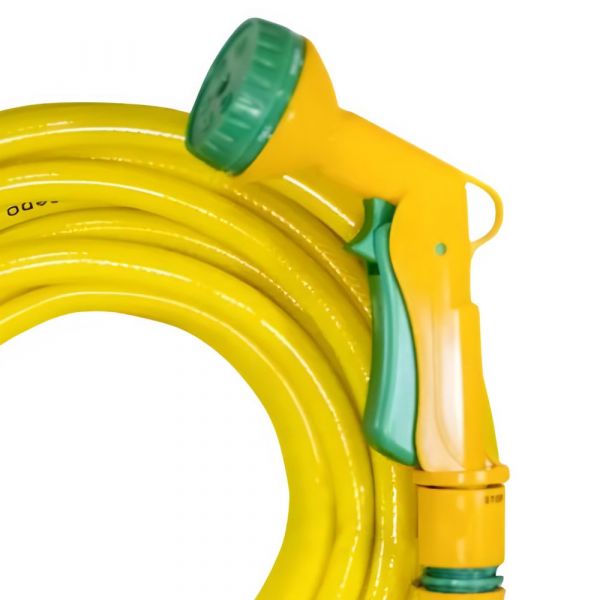 20 Metros Mangueira Jardim Jet Plus Com Esguicho 6 Jatos Ibira