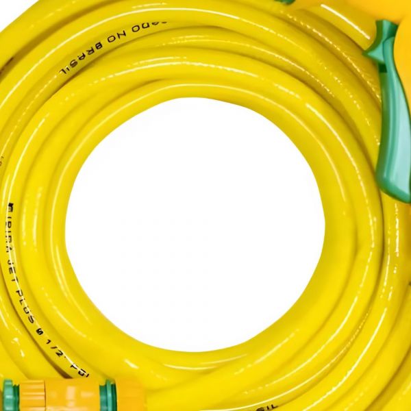 20 Metros Mangueira Jardim Jet Plus Com Esguicho 6 Jatos Ibira